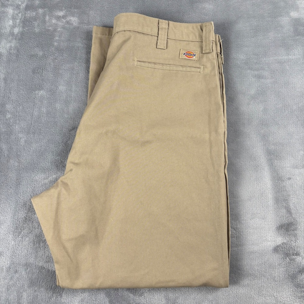 Dickies Work Pants‎ Men Khaki Straight Fit Casual Outdoor Size 40x30